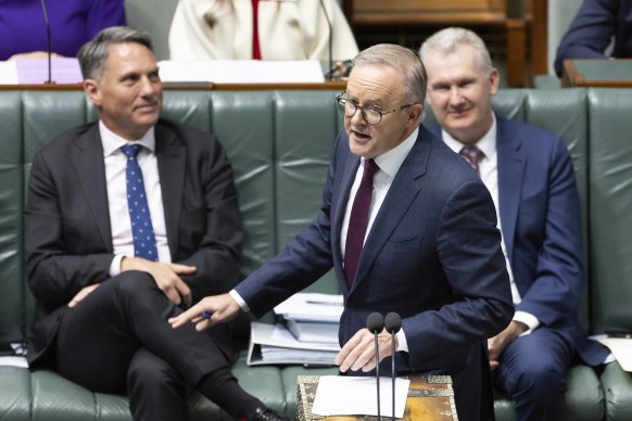 Prime Minister Anthony Albanese mocked Clive Palmer’s $300 billion lawsuit against the Australian government.