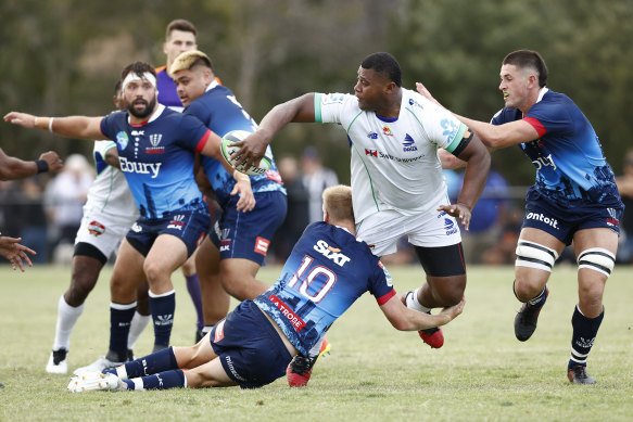 The Drua showed offloading skills in their win over the Rebels last week.