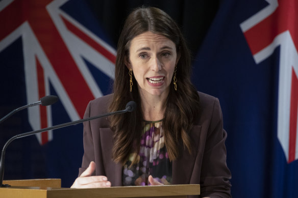 NZ Prime Minister Jacinda Ardern.