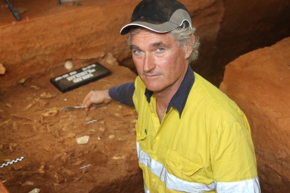 Peter Veth says the findings at Yirra will help rewrite the deep history of the country.