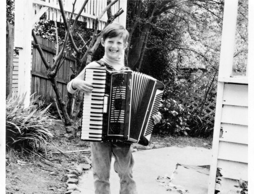 Happy times: Anthony Schulz, pictured circa 1976.