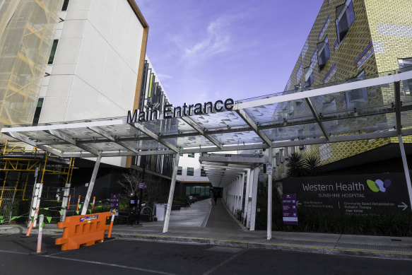 Three patients tested positive to COVID-19 at Sunshine Hospital in Melbourne’s west. 