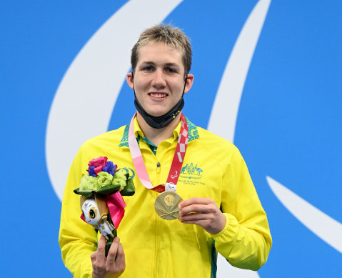 Martin is our first triple gold medallist of this games. 