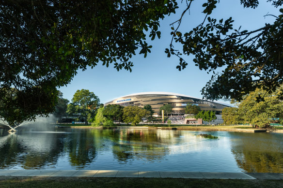 The new Sydney Football Stadium.