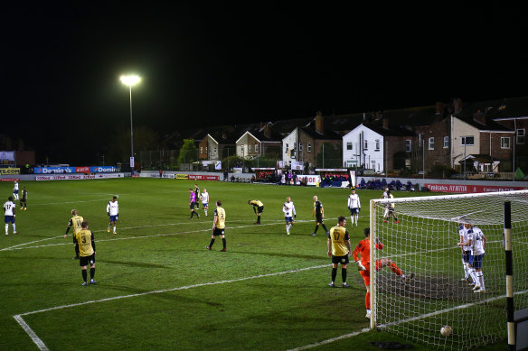 COVID-19 meant Marine fans were locked out of the biggest match in their history.