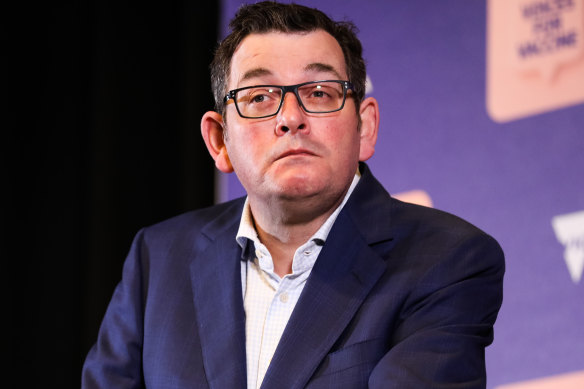 Victorian Premier Daniel Andrews. 