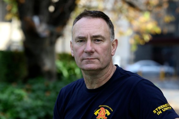 Peter Marshall, United Firefighters Union secretary