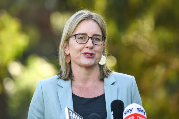 Minister Jacinta Allan says the state government is pushing ahead with plans to build village-style accommodation units in regional Victoria.