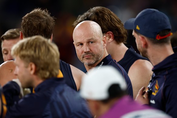 Crows coach Matthew Nicks.