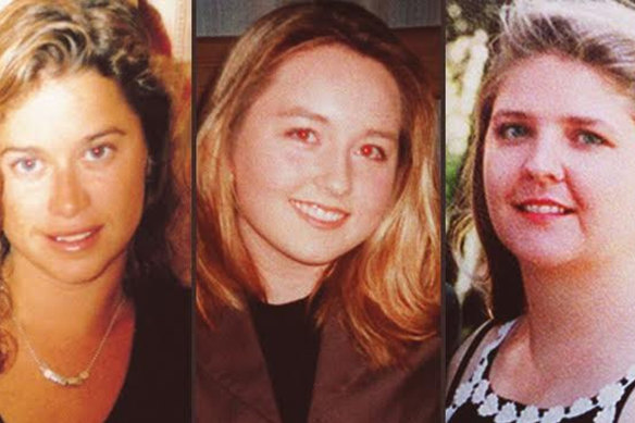 Ciara Glennon, Sarah Spiers and Jane Rimmer were victims of the Claremont killer from January 1996 to March 1997.