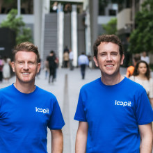 Loopit co-founders Paul Higgins (left) and Michael Higgins.
