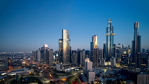 Melbourne Square apartment sales hit $700m as towers rise up