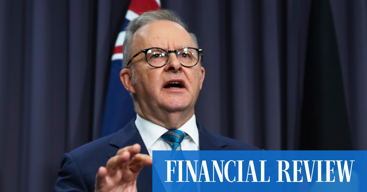 Anthony Albanese has downplayed Donald Trump’s criticism of Australia’s lack of assistance in the Middle East conflict, saying the president can explain his own comments.