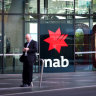 Competition kicks the stuffing out of NAB and Woolworths