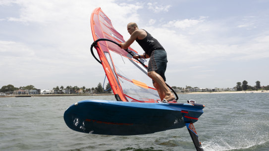 Olympic prospect Grae Morris practices in Sandringham, Sydney.