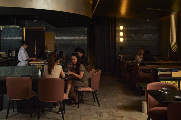 Diners at Bansho.