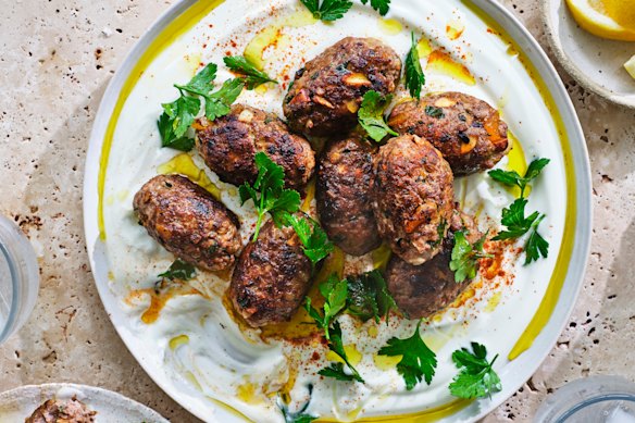 Lamb, almond and apricot kofta.