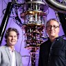 Quantum scientists David Reilly and Tom Ohki at the University of Sydney after launching their new R&D company, Quantum Emergence.