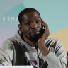 ‘You running a story on that?’ Kevin Durant bats away dumbest question