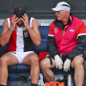 21-day stand down for concussion at all levels below the AFL