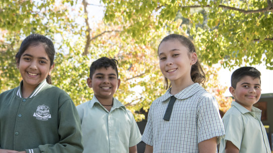 'Regular tests just end up in your report but mum said she cares about NAPLAN,' said Saniya Misbah, 10.