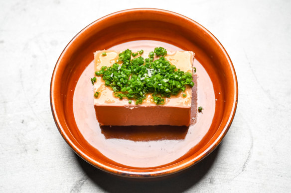 Chicken liver parfait.