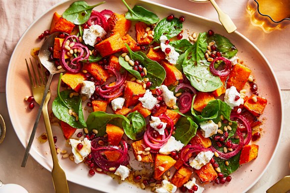 RecipeTin Eats’ new favourite Christmas pumpkin salad.