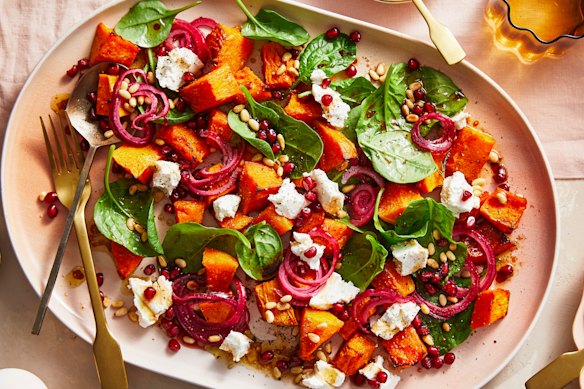 RecipeTin Eats’ new favourite Christmas pumpkin salad.