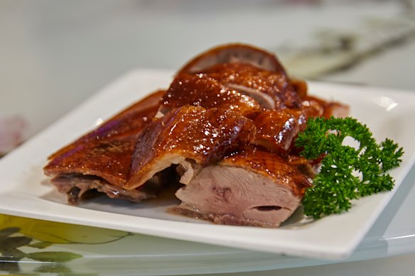Golden Sands’ roast goose.