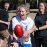 Players from the Kyneton Women’s Football Club