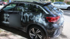 Woollahra was targeted with a string of anti-semetic vandalism overnight including defacing restaurants, cars, and properties.