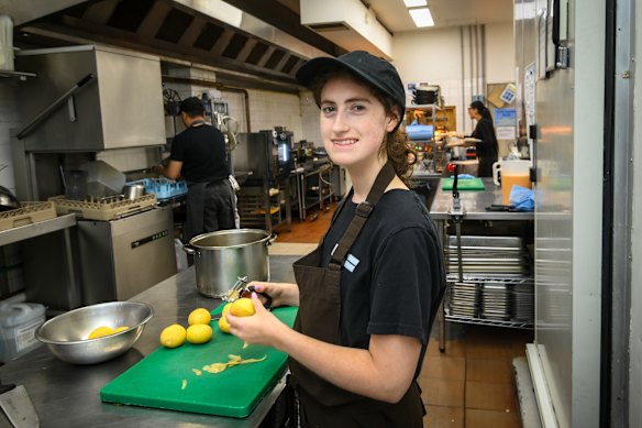 Michaela Sacho is on the verge of moving into a role at leading caterer Food and Desire. “I feel a little bit nervous and also excited,” she says.