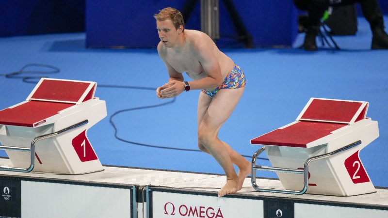 The Games’ unlikeliest hero – a random bloke in budgies at the swimming