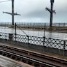 The Sydney Harbour Bridge after 11.30am this morning.