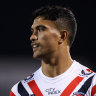 Rugby union-bound Roosters star Joseph Suaalii.