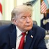 Donald Trump, pictured in the Oval Office on Monday, welcomed the “greatest increase in presidential power in 100 y...