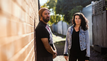 “The last thing anyone really wanted to talk about funnily enough was Cook”: director Beck Cole with writer Samuel Nuggin-Paynter.