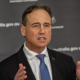 Health Minister Greg Hunt.