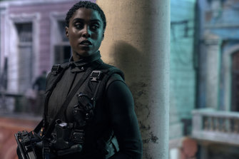 Lashana Lynch as Nomi in No Time to Die. 