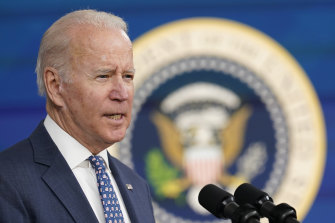 Republicans have blamed the rapid price increases across the economy on the aid package that Biden signed early this year.