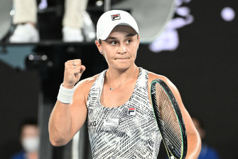 Ash Barty is one win away from taking out the Australian Open.