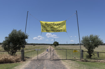 Santos has faced resistance over its Narrabri Gas Project.