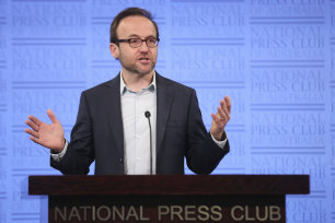Greens leader Adam Bandt’s strategy is to encourage Australians to embrace a hung Parliament.