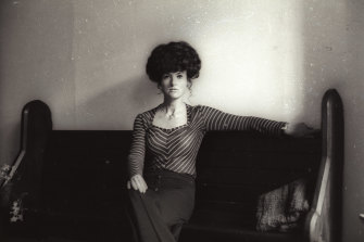 Juanita Nielsen, editor and publisher of the newspaper, Now, at her Potts Point office in 1974.