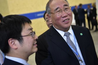 China’s Special Envoy on Climate Change Xie Zhenhua. 