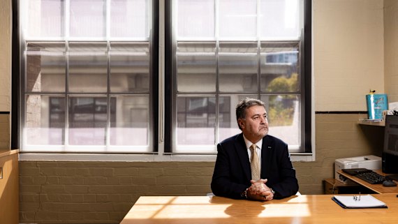 After less than two months in the job, Angelo Gavrielatos found himself in the middle of the state's biggest story.