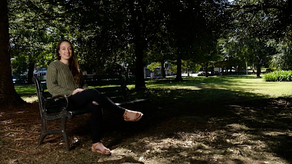 Sitting pretty with an Oscar nomination: Genevieve Camilleri. 