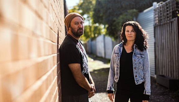 “The last thing anyone really wanted to talk about funnily enough was Cook”: director Beck Cole with writer Samuel Nuggin-Paynter.