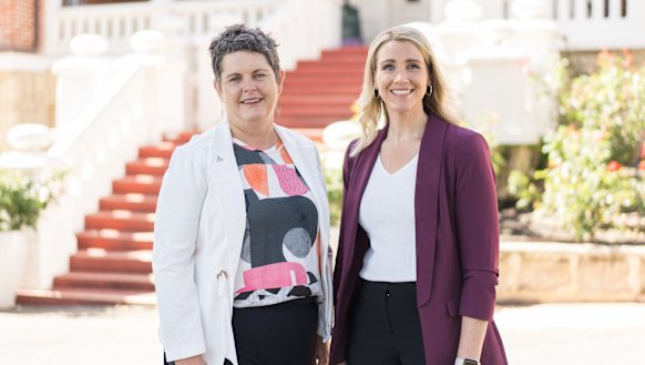 Methodist Ladies’ College acting principal Jenny Ethell and deputy principal Katy Moore.