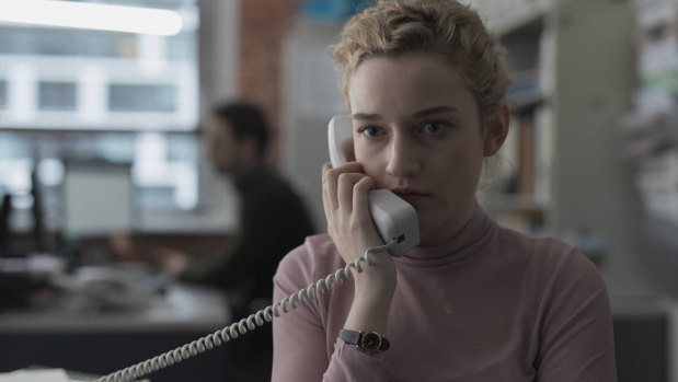 The Assistant is largely a one-woman show built around Julia Garner's performance. 